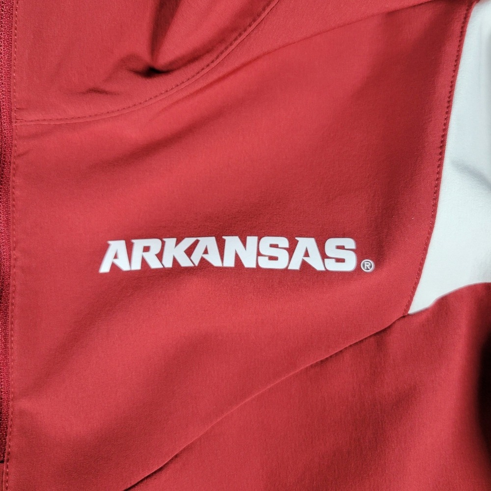 Nike Arkansas Razorbacks Pullover Mens Size Small Red Quarter Zip On-Field - Picture 4 of 13